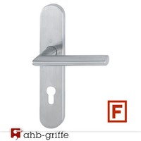 Hoppe Feuerschutz-TüRgriff Stockholm Langschild Sertos® Edelstahl Matt Pz