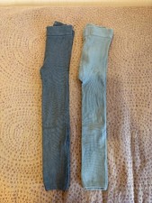 2 Leggings von Tchibo, grüner Knopf, 110-116