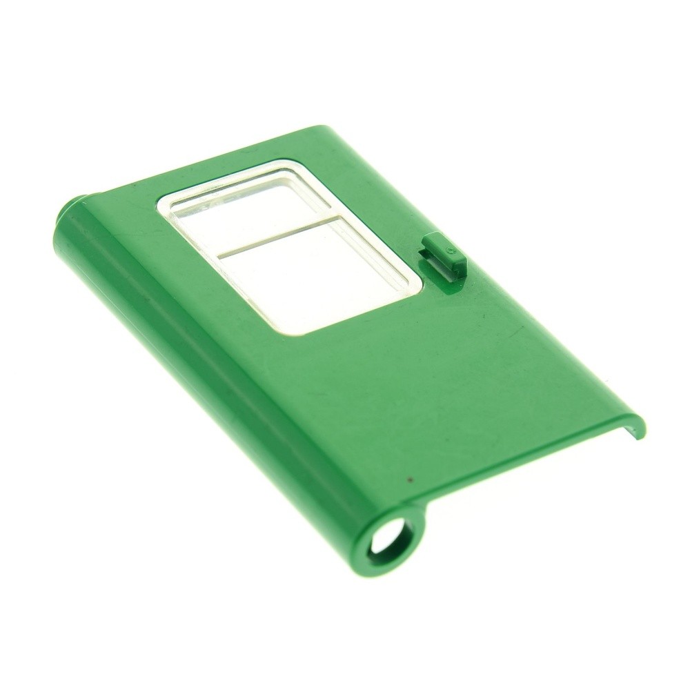 1X Lego Door B-Stock Worn 1X4X5 Green Transparent White Left Pull 4183 4181