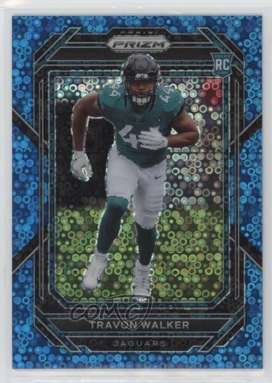 2022 Panini Prizm Rookies No Huddle Blue 43/79 Travon Walker #339 Rookie RC qf8