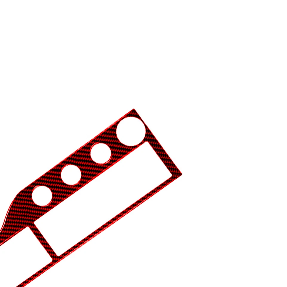 Red Carbon Fiber center console Panel Frame Interior Trim For Porsche 911 89-97 Foto 4 de 4