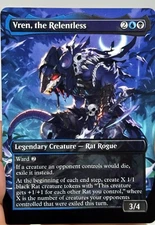 Vren, the Relentless Proxy Card with Custom designed art
