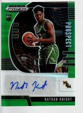 2020-21 Panini Prizm Draft Picks Prospect Autographs Green #PA-NK Nathan Knight