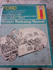 Ford transit petrol 65-78 Haynes manual