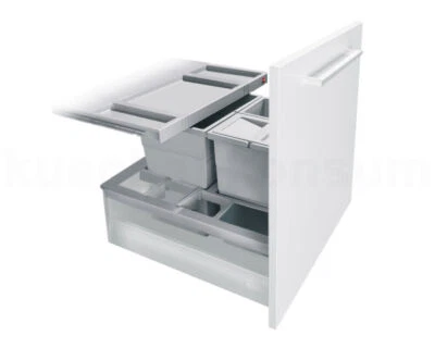 Hailo Abfallsammler 3620611 Separato-K Mülleimer Einsatz f 60 cm Auszug hellgrau - Bild 1 von 4