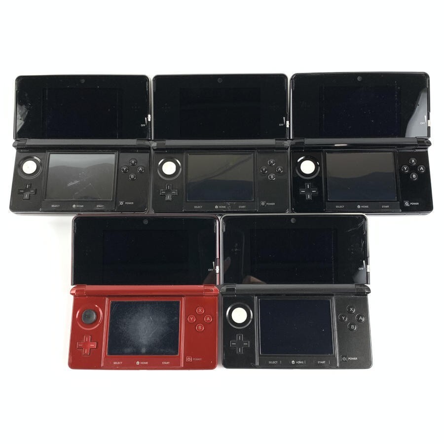 Nintendo 3DS Console CTR-001 JPN Lot of 5 Set For Parts Repair Japan 8397 UG