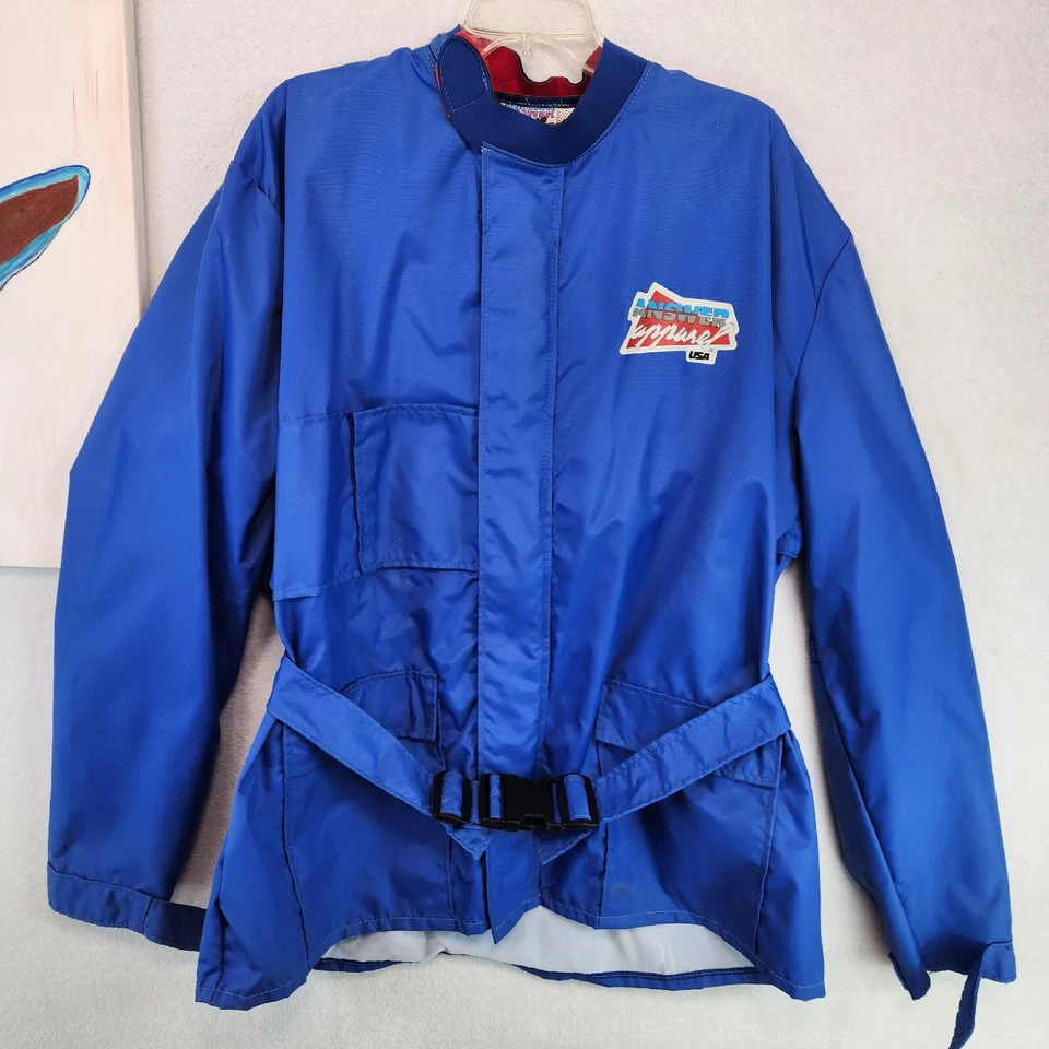 Chaqueta de carreras Answer Apparel para hombre azul talla XL Foto 2 de 4