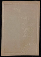 SWISS MISS Original Movie Ad Mat Printing Plate Laurel & Hardy Comedy