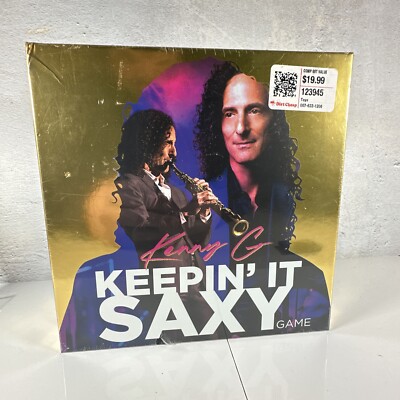 Kenny G Keepin' It Saxy Power Of Jazz Board Game Factory Sealed 2019 Saxophone