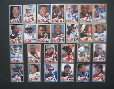 ALLPRO FOOTBALL CARDS Errors Variation Inserts Your PICK 1991 Fleer #1-18