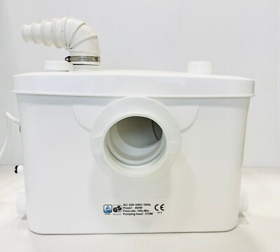 WC MACERATOR SHREDDER SINK SHOWER PUMP WITH BLADES TYPE SANITRIT