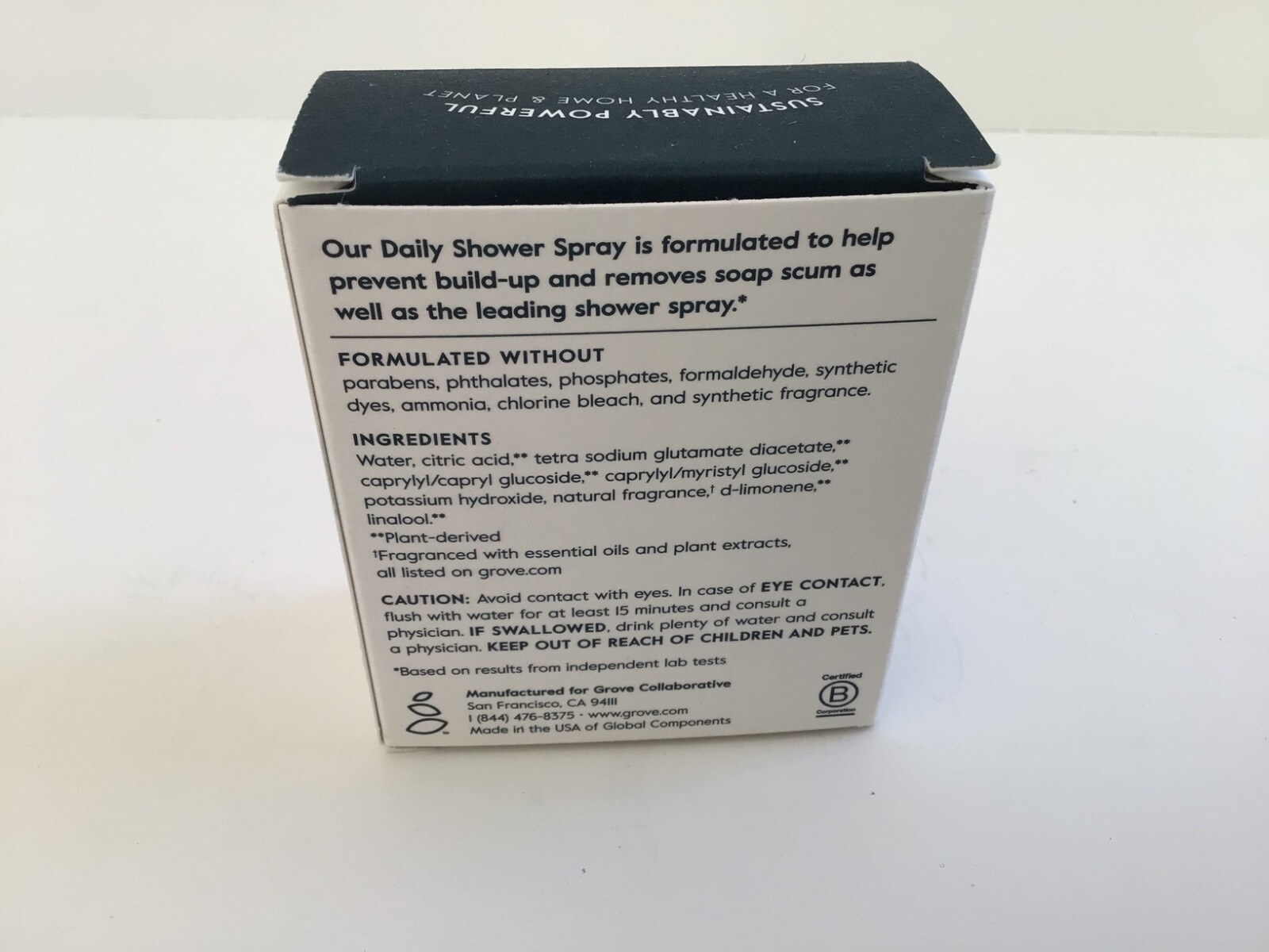 Grove Co Daily Shower Cleaner Concentrate Lavender Blossom & Thyme 2 pack new