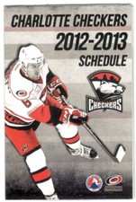 2012-13 Charlotte Checkers AHL Hockey Schedule !!! Wells Fargo