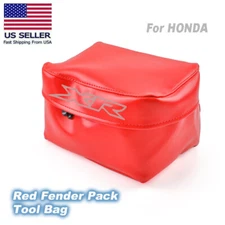 Red Fender Pack Tool Bag For HONDA XR125L/150L XR250L XR200R/300R/400R/600R/650R