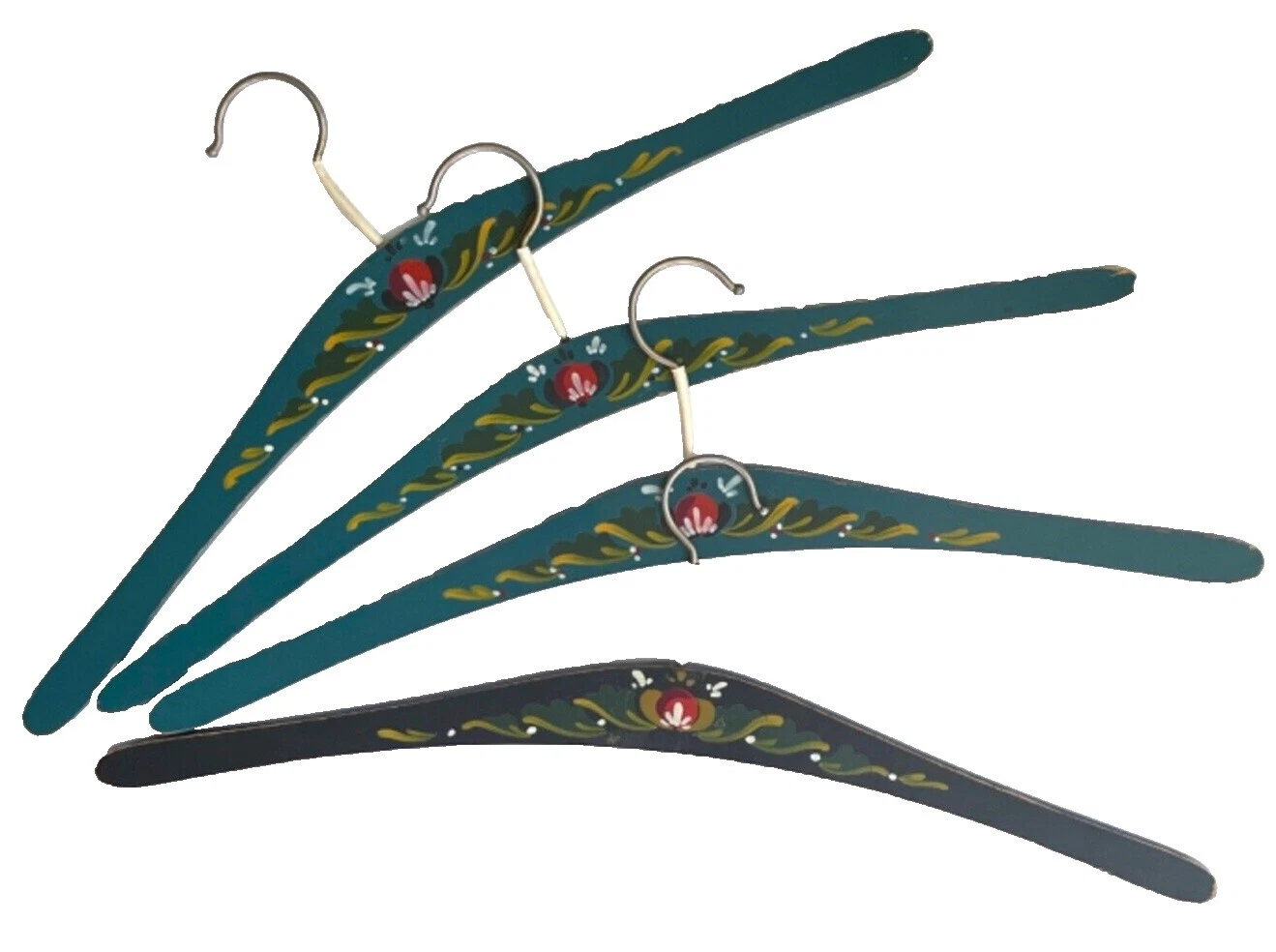 1930s década Vintage Perchas