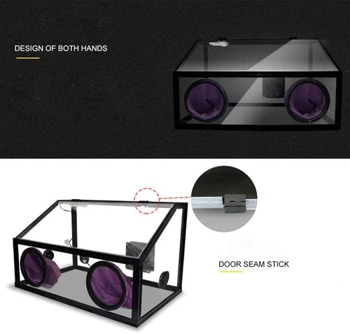Dust Box 110V 3mm Fully Enclosed Electric Grinding Table Polisher Acrylic Cover - Picture 4 of 13