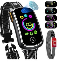 Dog Bark Collar, 2 in 1 Separate  Multiple Customized Beep Vibration Shock Mode