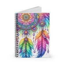 Dreamer Rainbow Notebook, Spiral Notebook, Vision Notebook
