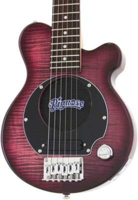 ギター Pignose PGG-200FM SPP See-through Purple Pignose PGG-200FM SPP See-through Purple electric guitar w