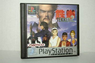 TEKKEN 2 GAME USED GOOD CONDITION SONY PSONE ITALIAN VERSION PLATINUM VBC 43843