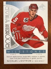 2017-18 UD Hockey SP Authentic Rookie Year Milestones #RYM-NL Nicklas Lidstrom