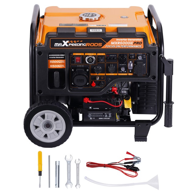 Générateur Inverter 5.5KW Démarrage à essence Groupes électrogènes for camping