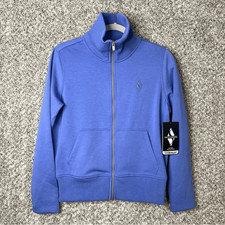 Skechers Jacket Women’s Small Periwinkle Hoodless Hoodie Zip Up Nwt