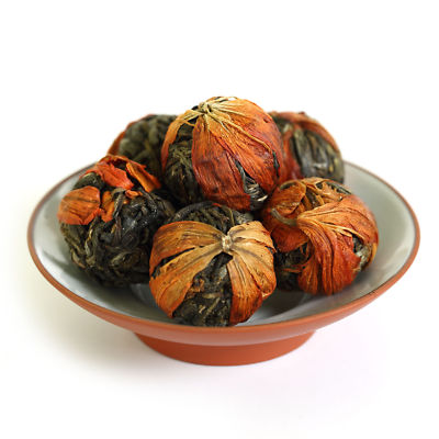 GOARTEA 2017 yr Lily Flowers Yunnan Bulang Puer Tee Pu'er Puerh Tea Raw Ball Tuo