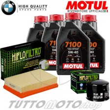 Tagliando BMW R 1200 R LC 2014 2015 2016 2017 2018 / Kit Olio Motul 5W40 Filtri