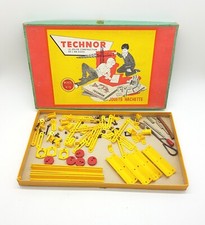 TECHNOR Ancien Jeu de construction Boite n°0 Jouets Hachette INCOMPLET