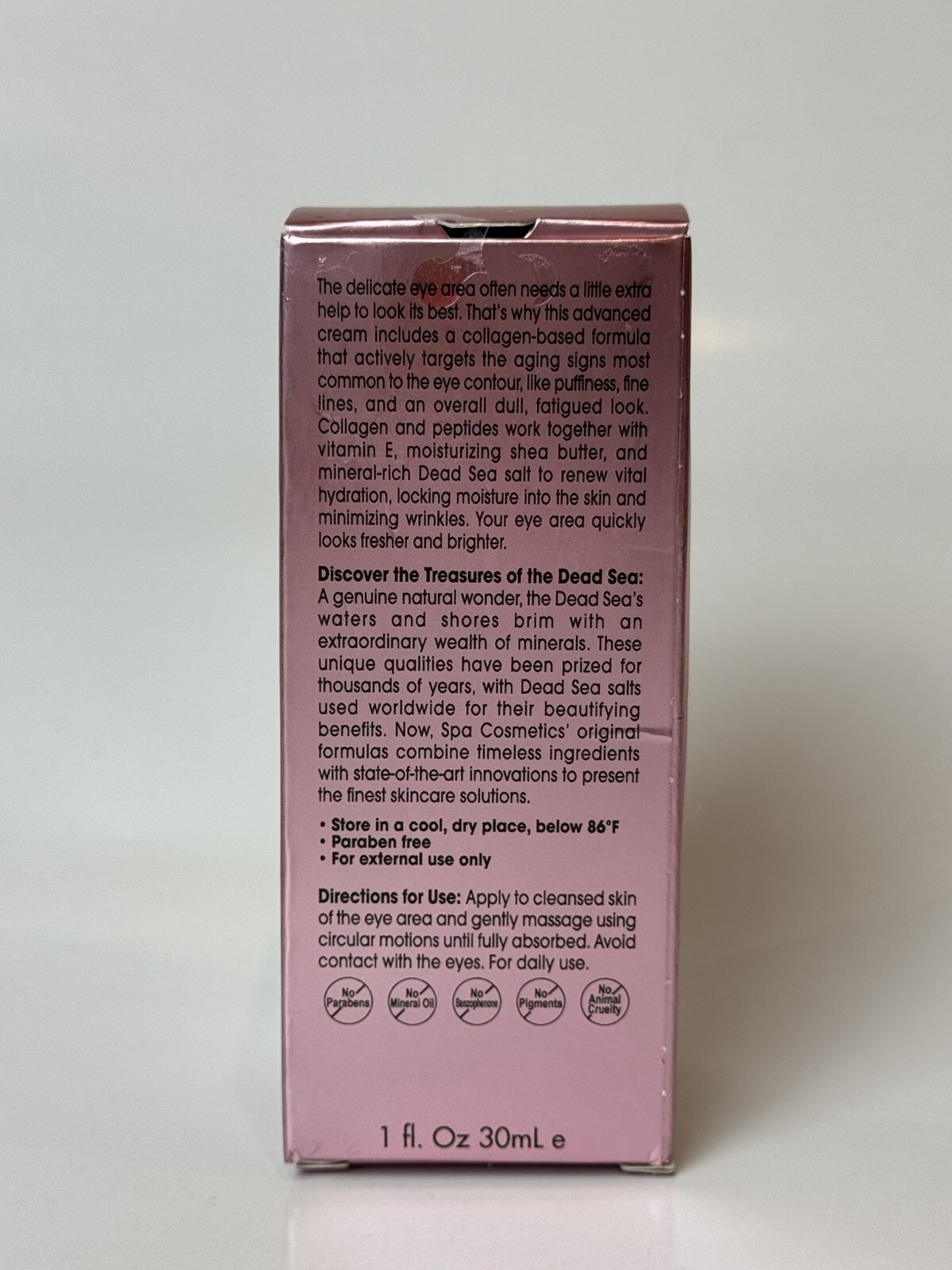 Collagen & Peptides Anti-Wrinkle Eye Cream Advanced De-Puffing Formula