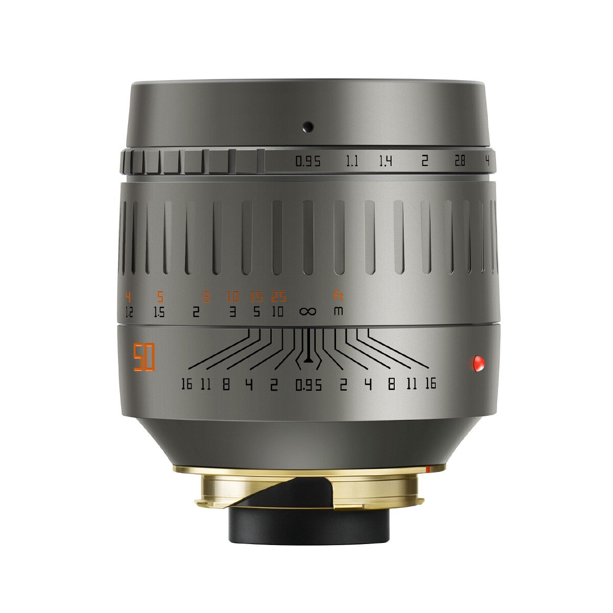 TTArtisan 50mm f/0.95 ASPH for Leica M mount camera =Titan color