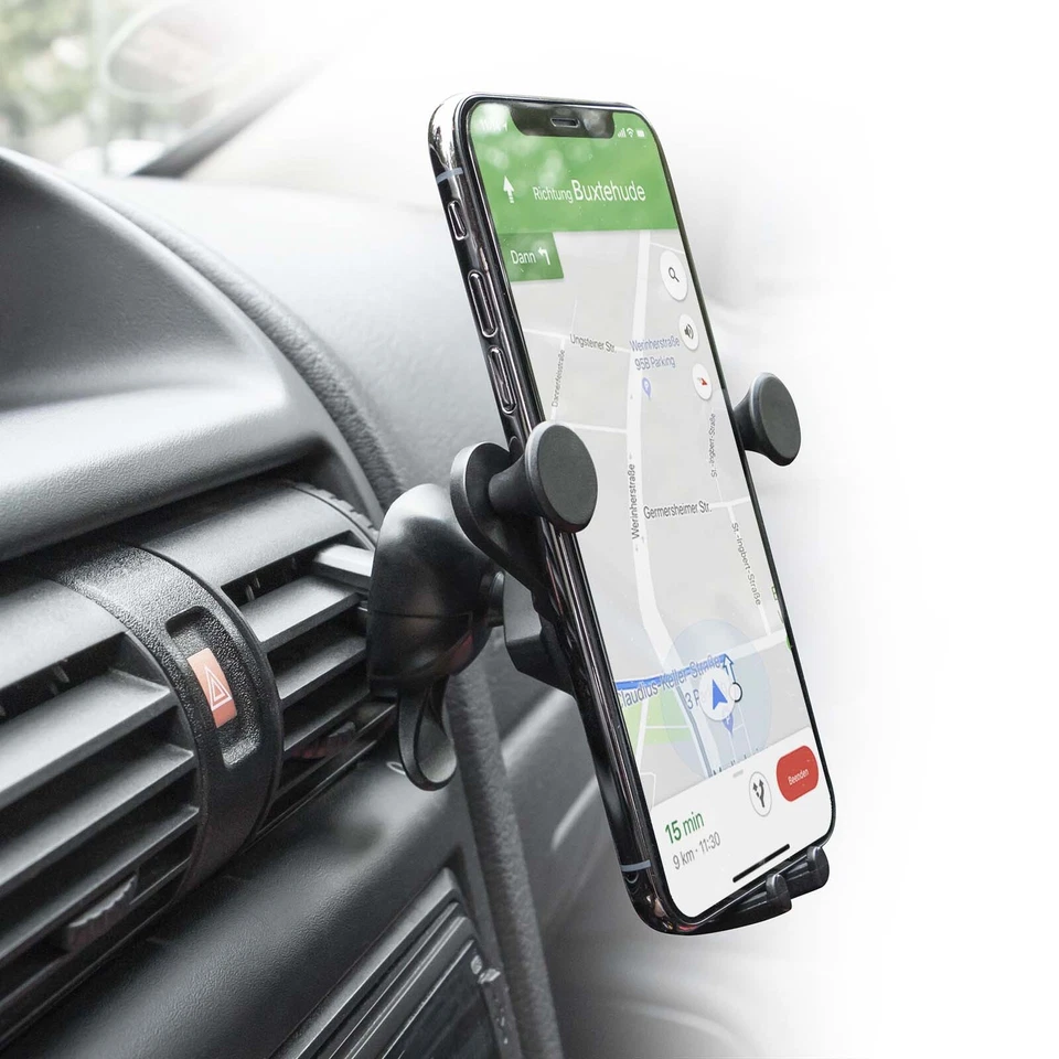 Universal Ventilation Car Holder Fan Car Phone Mount Smartphone - Image 2 of 4