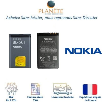 Batterie Originale BL-5CT Pour Nokia 5220 - Neuf Sous Blister