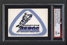 1972-73 OPC HOUSTON AEROS TEAM LOGO KSA 9 MINT *SHORT PRINT*