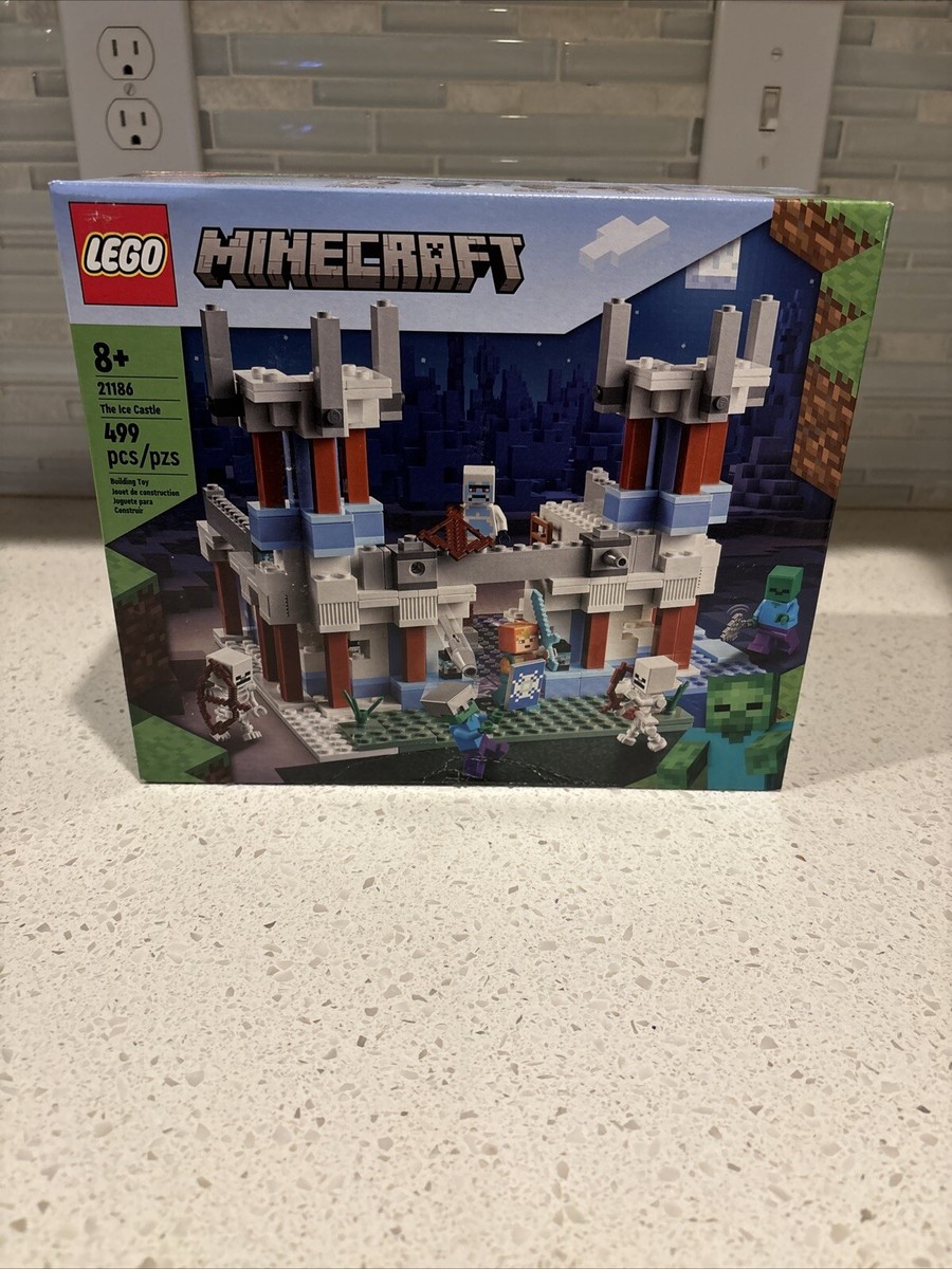 LEGO 21186 Minecraft: THE ICE CASTLE New RETIRED SET *BOX DAMAGE