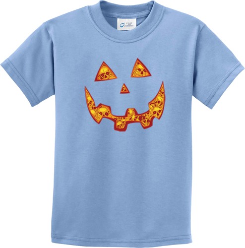 Kids Halloween Jack O Lantern Skull T-Shirt - Picture 10 of 17
