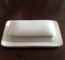 Life Style J&C Meakin Butter Dish Covered Made In England VTG