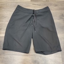 Mossimo Supply Co Board Shorts Men's 32 Black Swim Surf