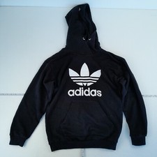 Felpa con cappuccio ADIDAS 6 nera da donna Originals