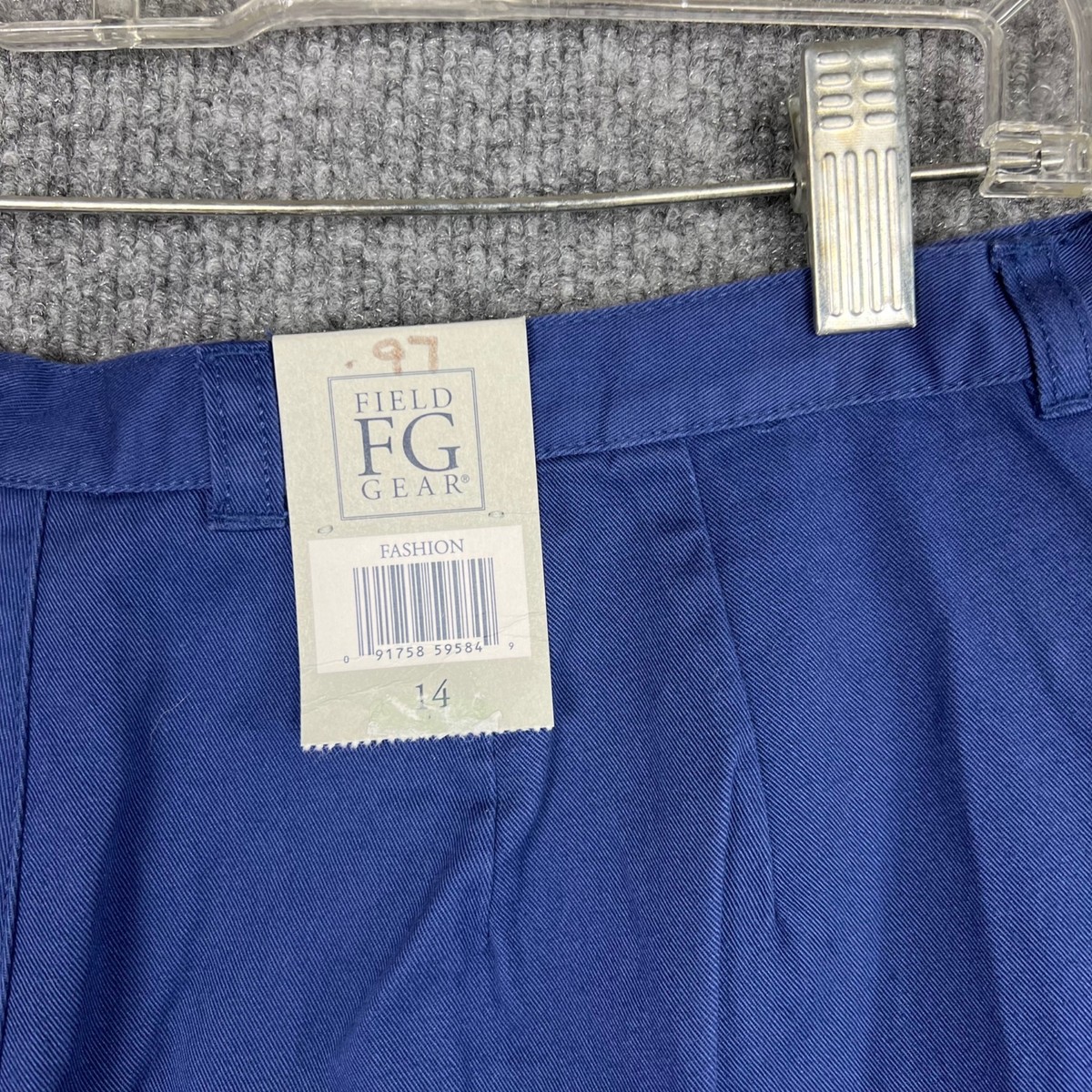 NWT FG Field Gear Shorts Classic 14 Deep Cobalt Short Pant