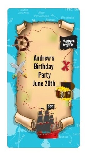 30 Bracelets à Claquer Pirates – Lot Anniversaire – Cadeaux Sacs – Pour Filles Et Garçons