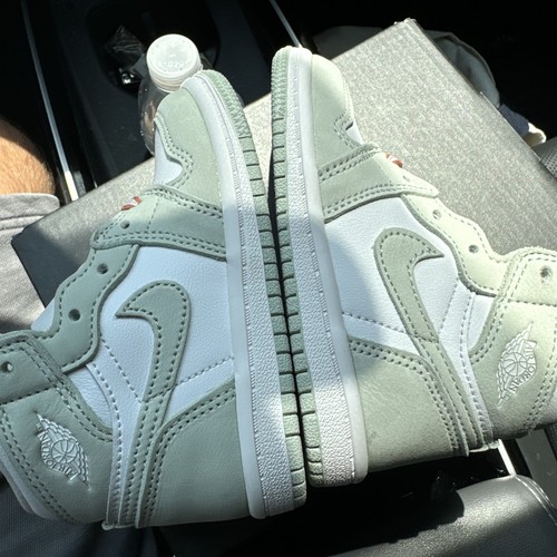 NEW TD 7C Nike Air Jordan 1 Retro High og Seafoam Td 7c White Healing CU0450-002 - Picture 8 of 9