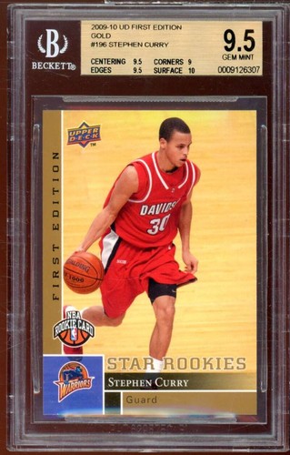 Stephen Curry [Gold] #196 2009 Upper Deck First Edition card