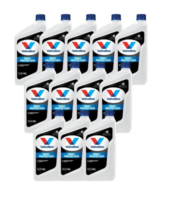 Valvoline 12 Quarts Daily Protection SAE 40 Conventional Motor Oil Set 12 x 1qt