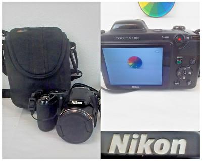 Nikon Coolpix L810 Digital Bridge Camera Tested WORKS Bundle #J2731