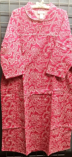 New Ladies Ballerina long  53"  length  Flannel Night Gowns  1X-2X-3X Free Ship