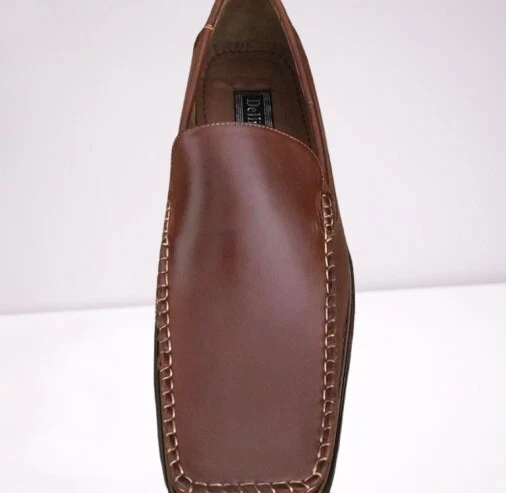 Zapatos de vestir mocasines con puntera cuadrada Delli Aldo para hombre Foto 3 de 4