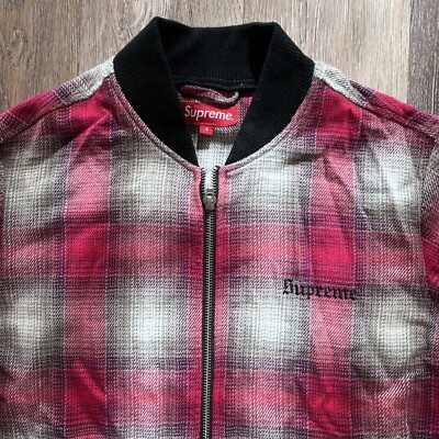 SS16 Supreme Shadow Plaid Bomber Jacket Size Small | eBay SS16 Supreme Shadow Plaid Bomber Jacket Size Small | eBay