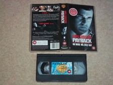 "PAYBACK"  Mel Gibson   CERT 18  VHS VIDEO CASSETTE 